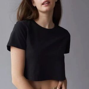 Urban Outfitters Black Crop Top